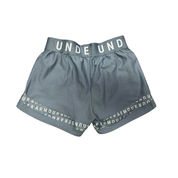 Under Armour Women’s Play Up Shorts 3.0 Loose Coupe Purple42 - Picture 5 of 9